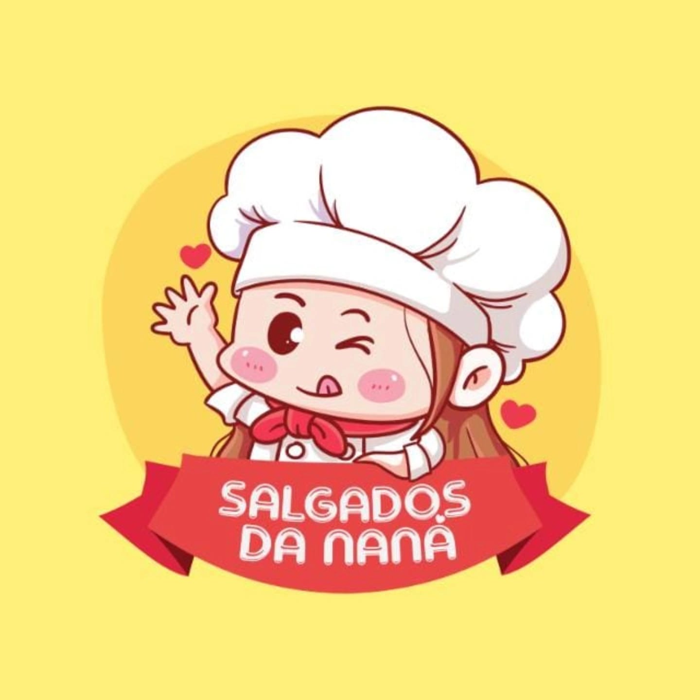 Logo Salgados da Naná
